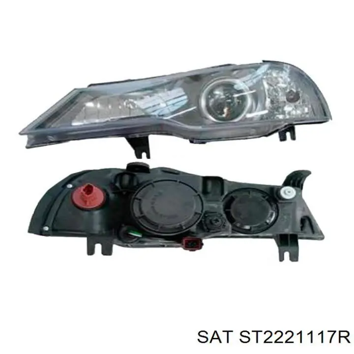 Купити 0200142R2C Tempest Права блок фара