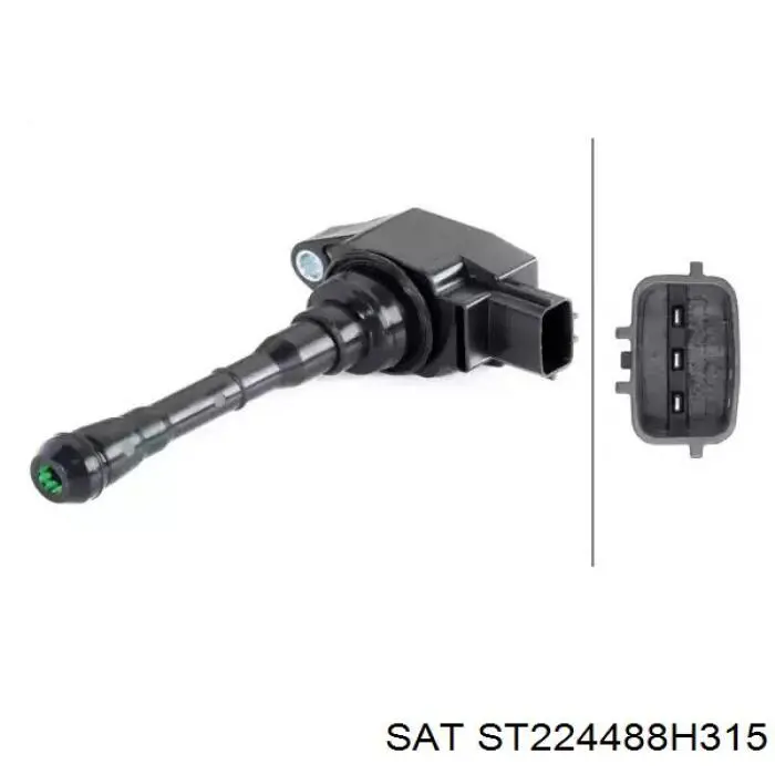 Котушка запалювання SAT ST224488H315 ціна, від 23.50 USD