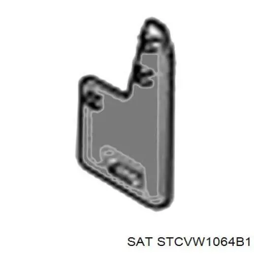 Купити 96545640 Opel Бризковики задній, правий