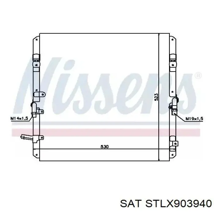 Конденсатор кондиціонера SAT STLX903940 ціна, від 145.94 USD