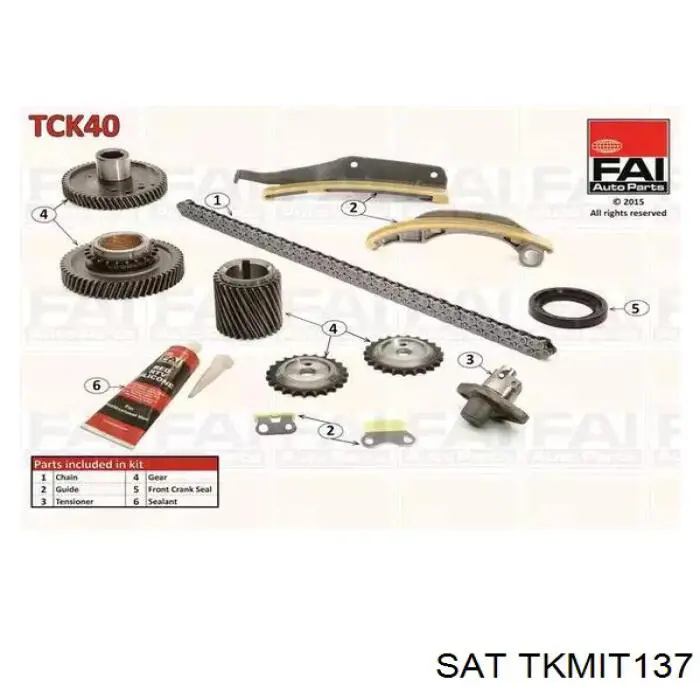 Натягувач ланцюга ГРМ SAT TKMIT137 ціна, від 26.49 USD