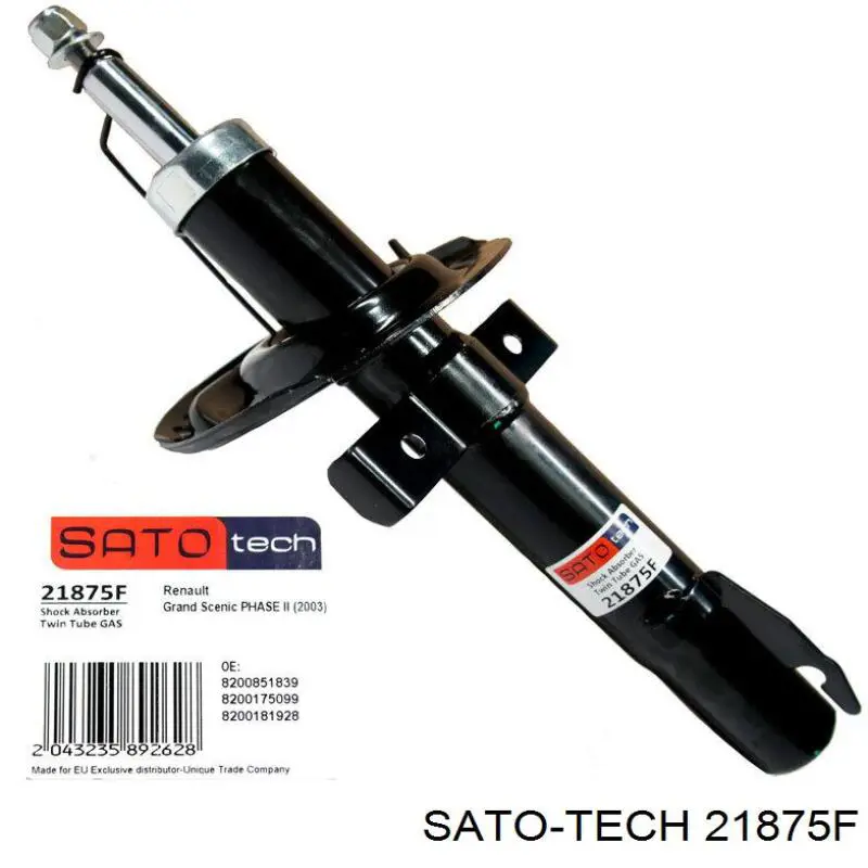 Амортизатор передній 21875F Sato Tech