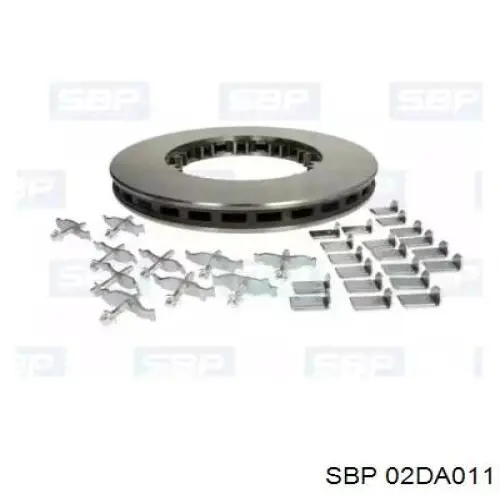 Диск переднього гальма SBP 02DA011 ціна, від 93.22 USD