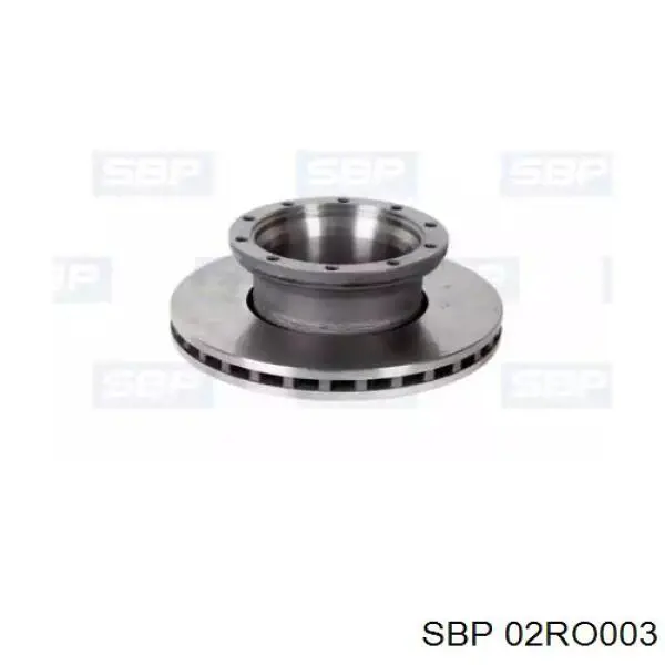 Гальмівні диски 02RO003 SBP