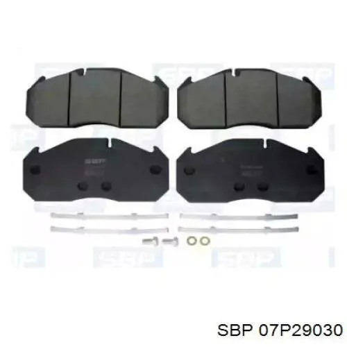 Гальмівні колодки SBP 07P29030 ціна, від 75.22 USD