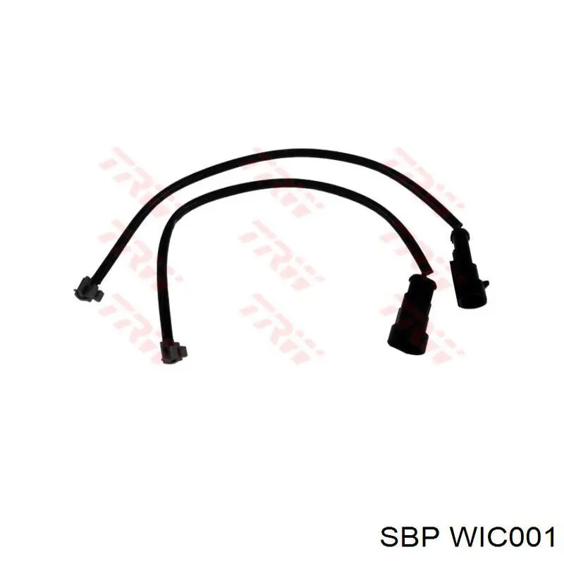 Датчик зносу гальмівних колодок, передній SBP WIC001 ціна, від 4.07 USD