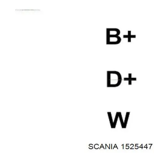 Генератор Scania 1525447 ціна, від 159.63 USD