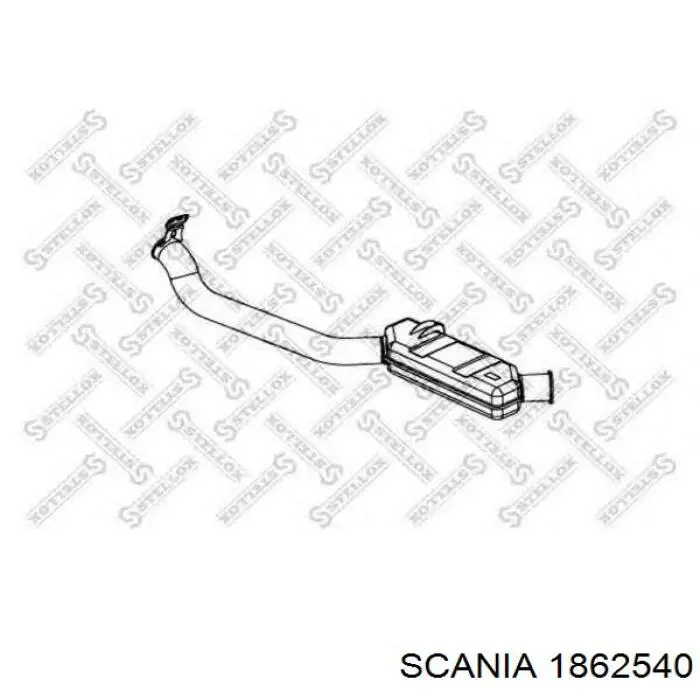 Глушник, задня частина 1862540 Scania