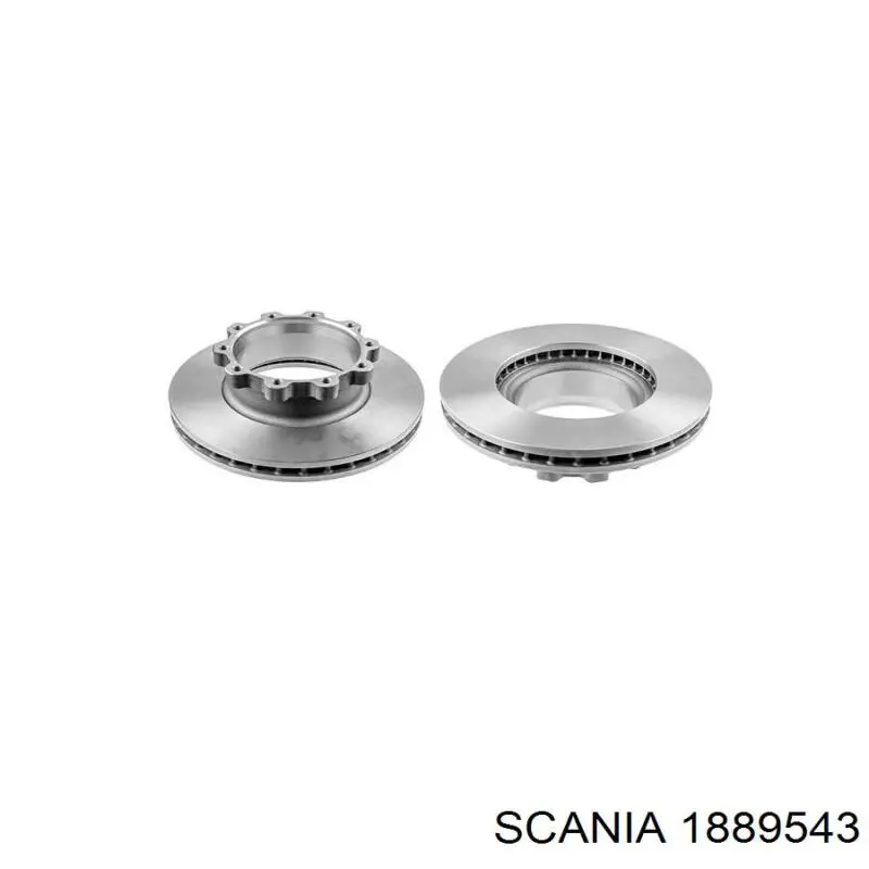 Диск переднього гальма Scania 1889543 ціна, від 141.91 USD