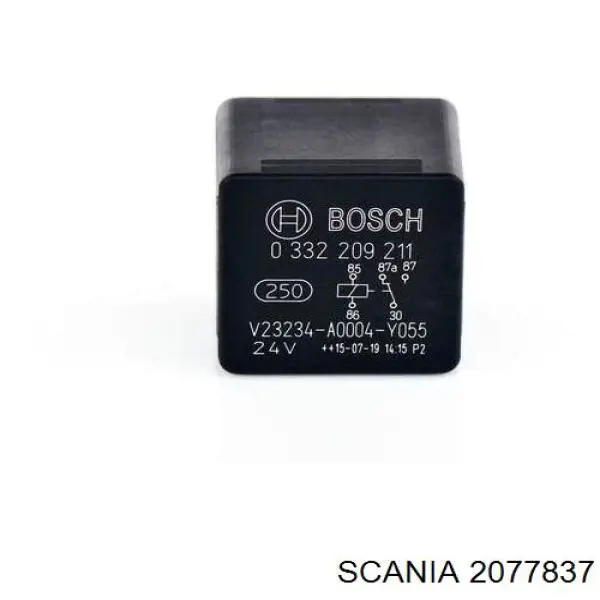 Автомобільні реле поворотів Scania 2077837 ціна, від 5.48 USD