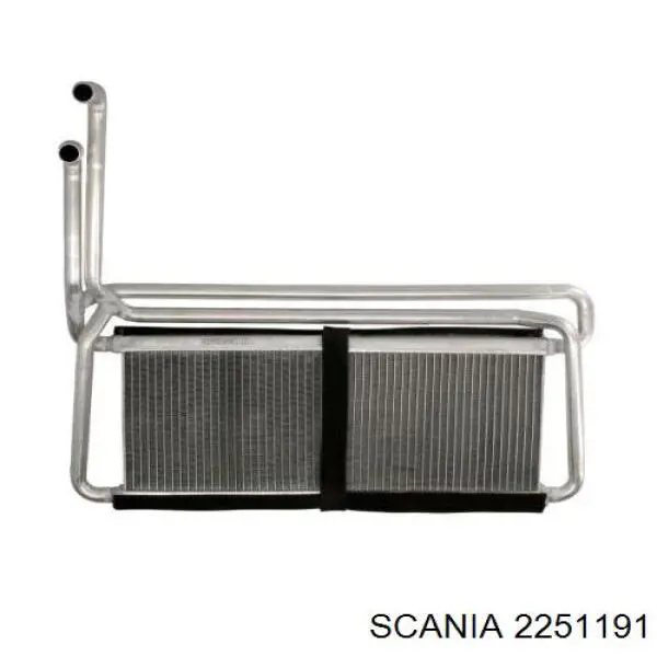 2251191 Scania Радіатор опалювача салону