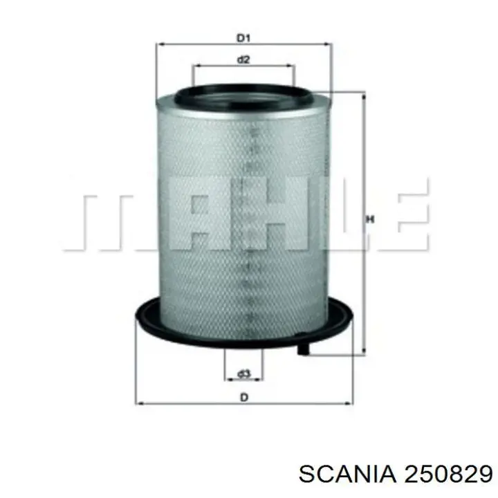 Фільтр повітряний 250829 Scania