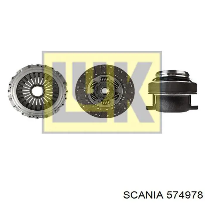 Комплект зчеплення (3 частини) Scania 574978 ціна, від 1089.50 USD