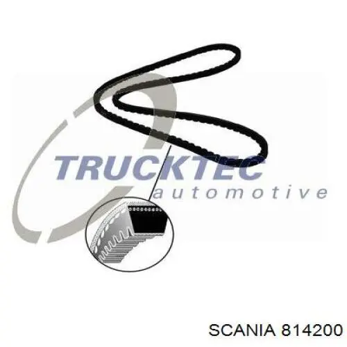 814200 Scania ремінь приводний, агрегатів