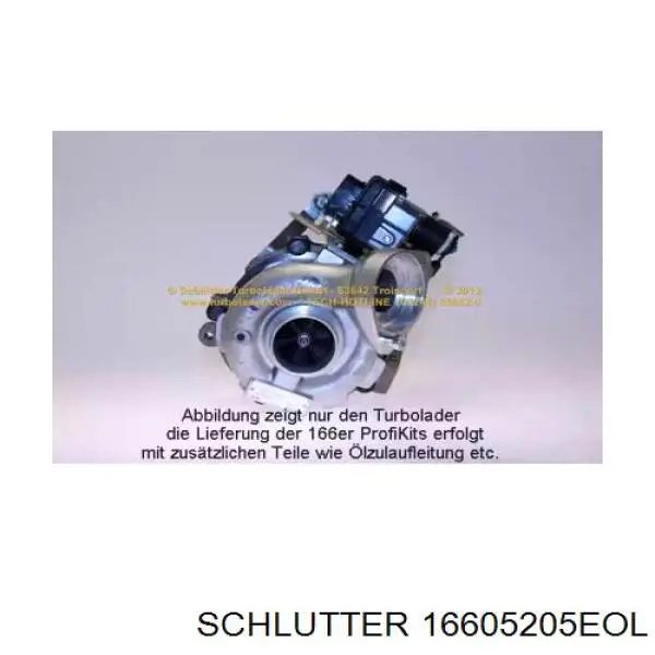16605205EOL Schlutter турбіна