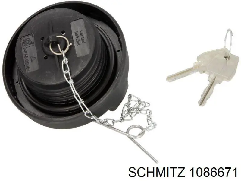 Пробка паливного бака Schmitz 1086671 ціна, від 87.59 USD