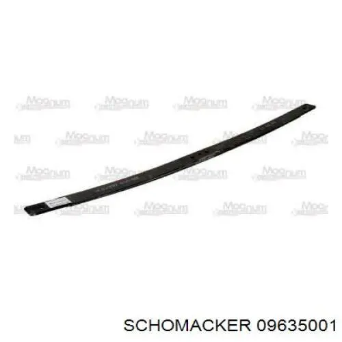 09635001 Schomacker Лист ресори задньої