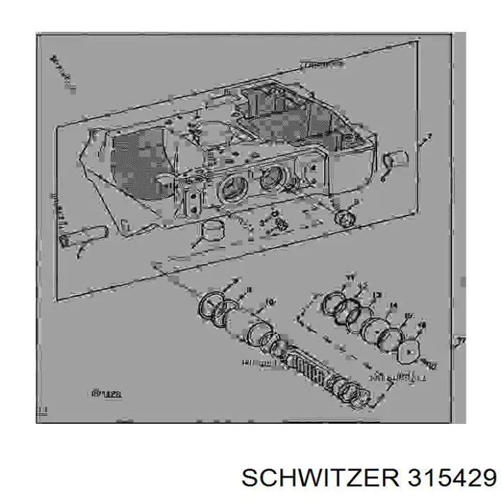 Купити 315429 Schwitzer Турбіна