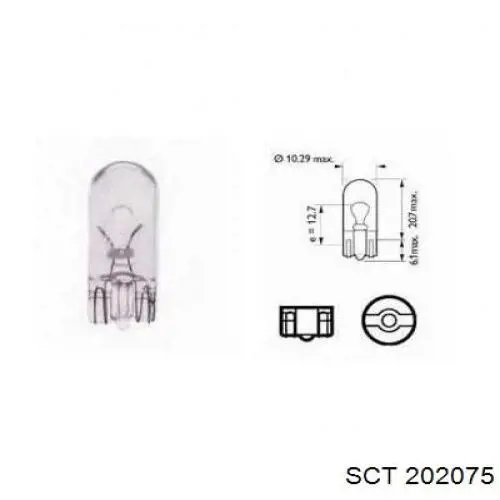 Лампочка P21W12V Magneti Marelli