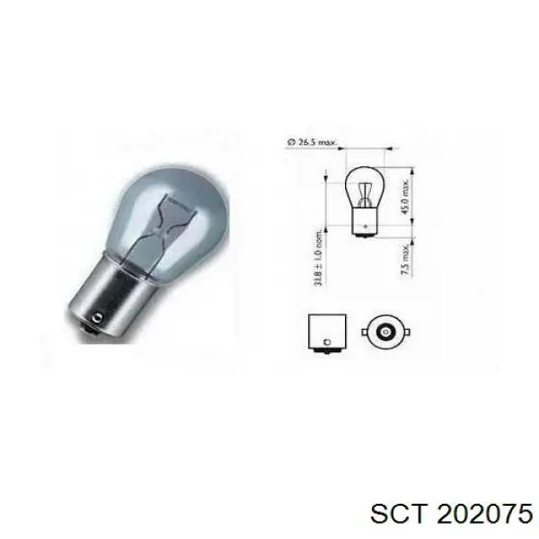 Лампочка 75062BL Osram