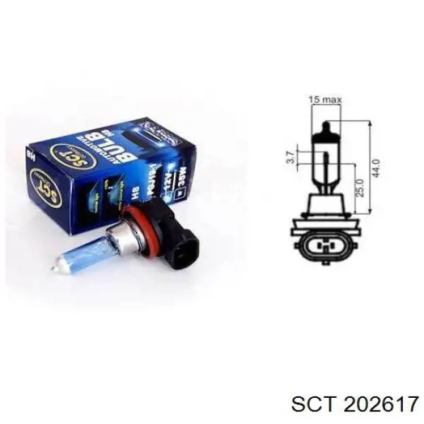 Лампочка галогенна 202617 SCT