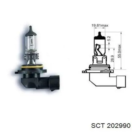 SL1010 Shafer Лампа автомобільна