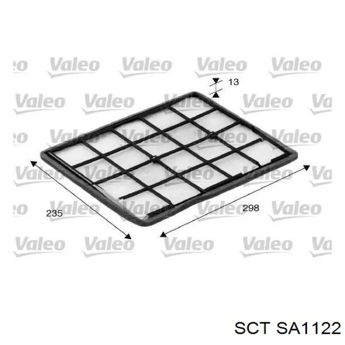 Фільтр салону SA1122 SCT