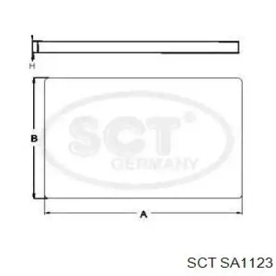 Фільтр салону SA1123 SCT