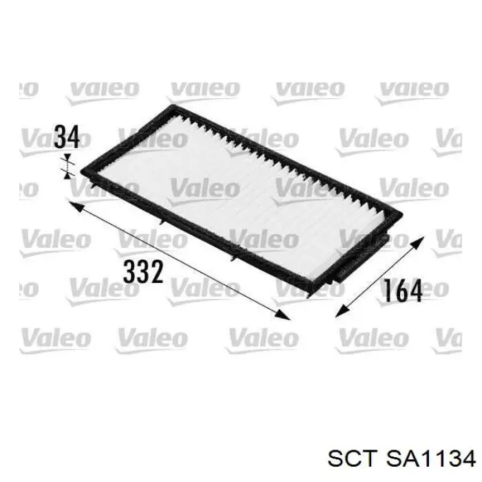 Фільтр салону SA1134 SCT