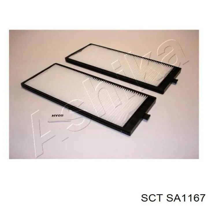Повітряний фільтр салону SCT SA1167