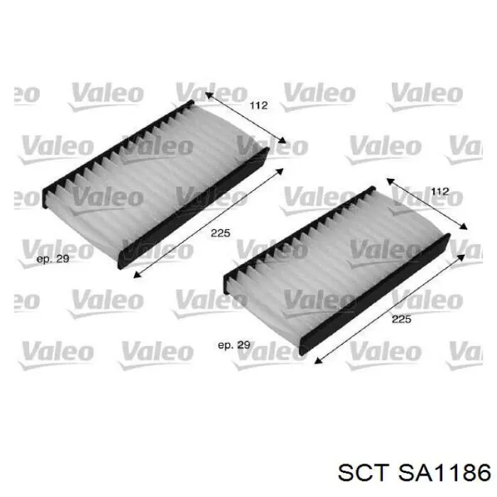 Фільтр салону SA1186 SCT