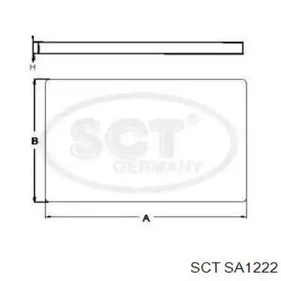 Фільтр салону SA1222 SCT