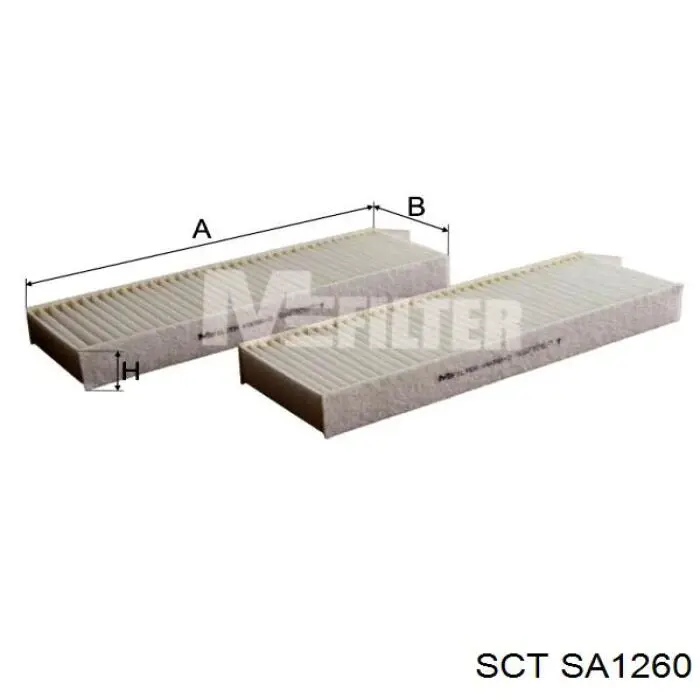 SA1260 SCT Внутрішньосалонний фільтр