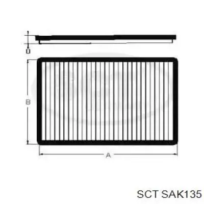 Повітряний фільтр салону SCT SAK135