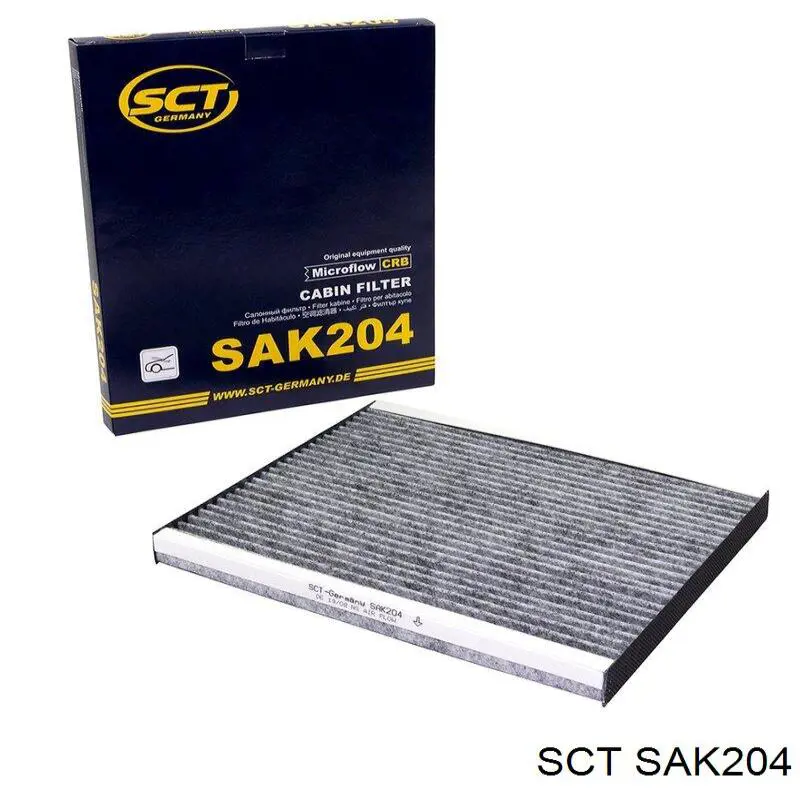 Купити SAK204 SCT Фільтр салону вугільний