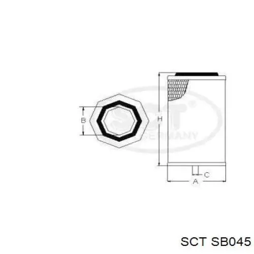 Елемент повітряного фільтра Mfilter A5201 ціна, від 16.87 USD