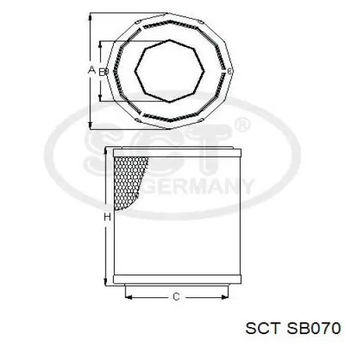 Купити 500038749 Iveco Автомобільний фільтр повітря