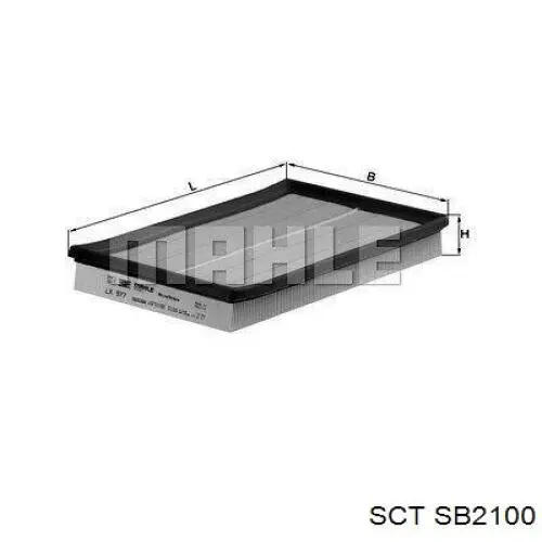 Фільтр повітряний SCT SB2100