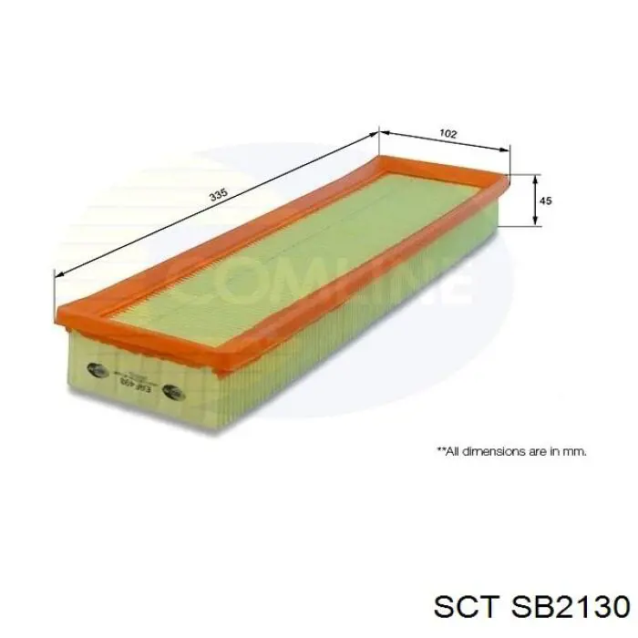 Купити SB2130 SCT Автомобільний фільтр повітря