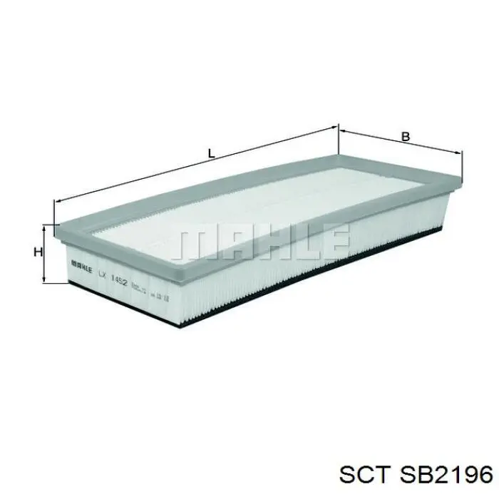 Купити SB2196 SCT Автомобільний фільтр повітря