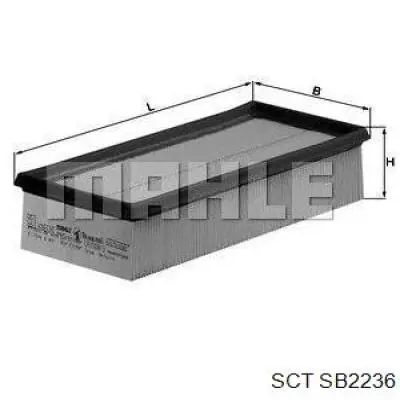 Купити SB2236 SCT Автомобільний фільтр повітря