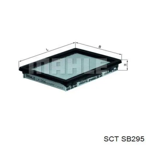 Повітряний фільтр SB295 SCT