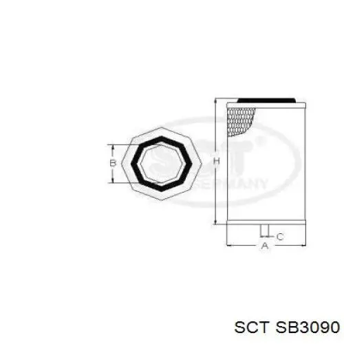SA14525 Hifi Filter фільтр повітряний