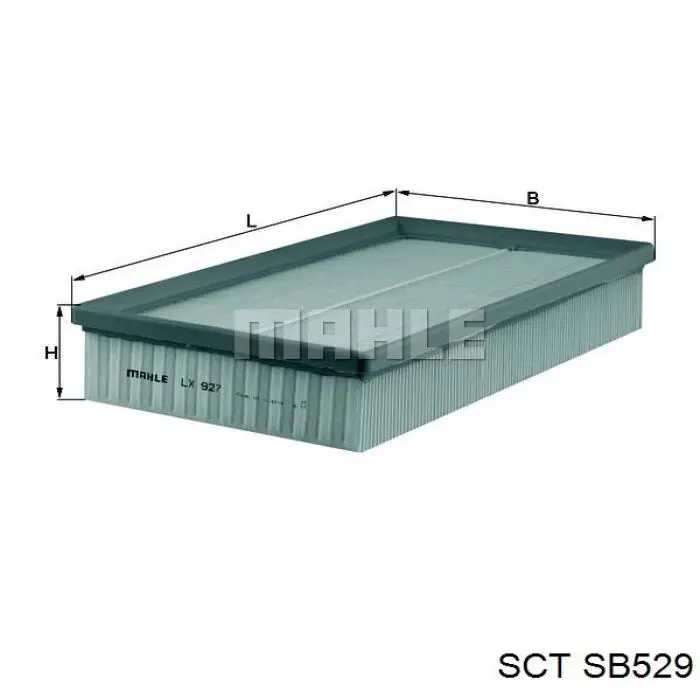 Повітряний фільтр SB529 SCT