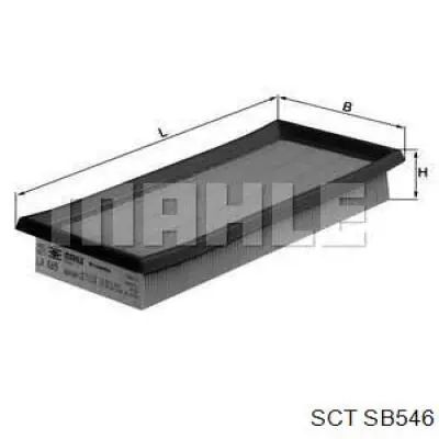 Фільтр повітряний SB546 SCT