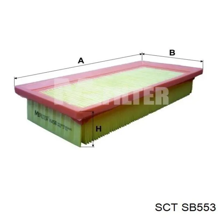 Повітряний фільтр SB553 SCT