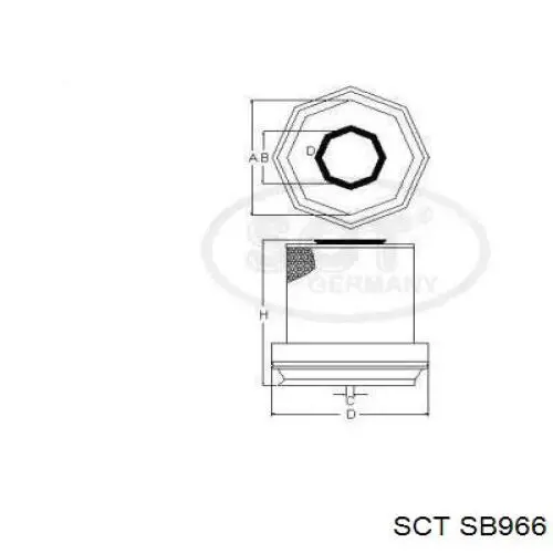 Елемент повітряного фільтра Boss BS01041 ціна, від 61.39 USD