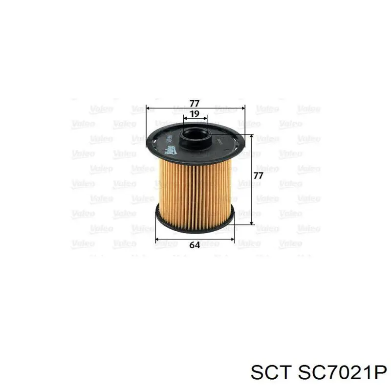 SC7021P SCT Фільтр палива