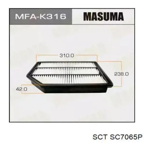 SC7065P SCT Фільтр палива