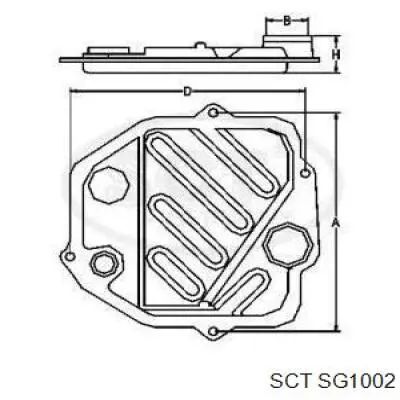 Фільтр АКПП FT1061 Fram